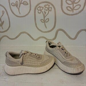 White/Cream/Ivory Tennis Shoes/Sneakers Dolce Vita